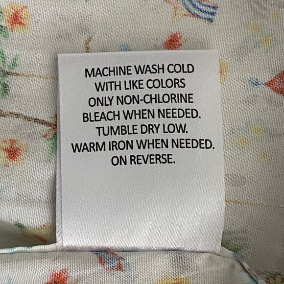 Quieti Men's XL Short Sleeve Button-Down Shirt Beach Theme Print NEW - Picture 11 of 12